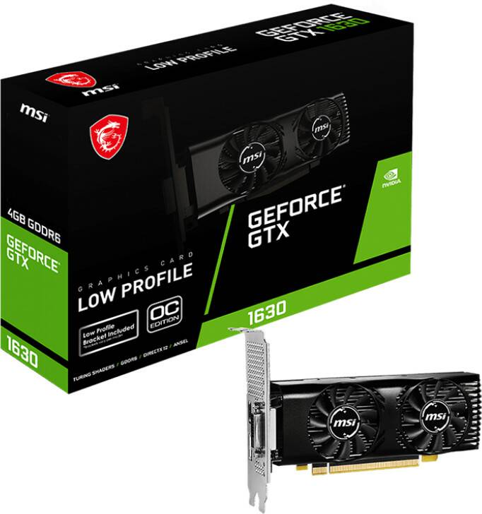 Grafikkarten MSI GeForce GTX 16304GT LP OC